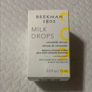 Beekman 1802 Milk Drops Serum with Yellow Accents